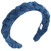 Azurea Braided Velvet Headband