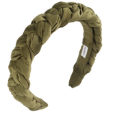 Leaf Braided Velvet Headband