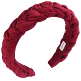 Merlot Braided Velvet Headband