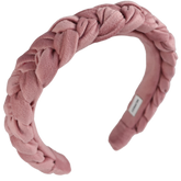 Blushy Braided Velvet Headband