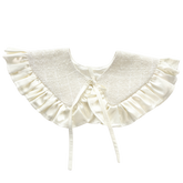 Cream Tweed Detachable Collar