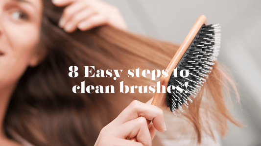 8 Easy steps to clean brushes