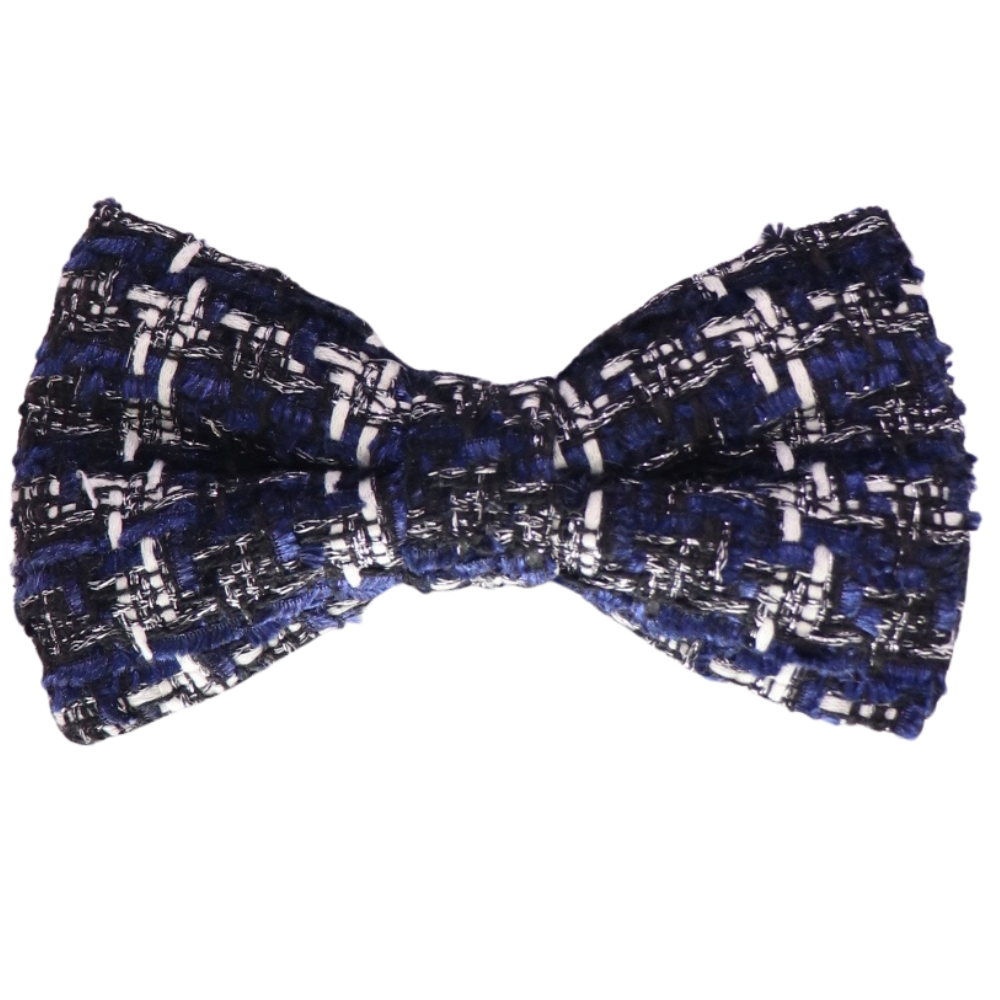 Lush Tweed Hair Bow Clip