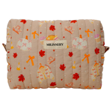 Autumn Leaves Quilted Makeup Bag