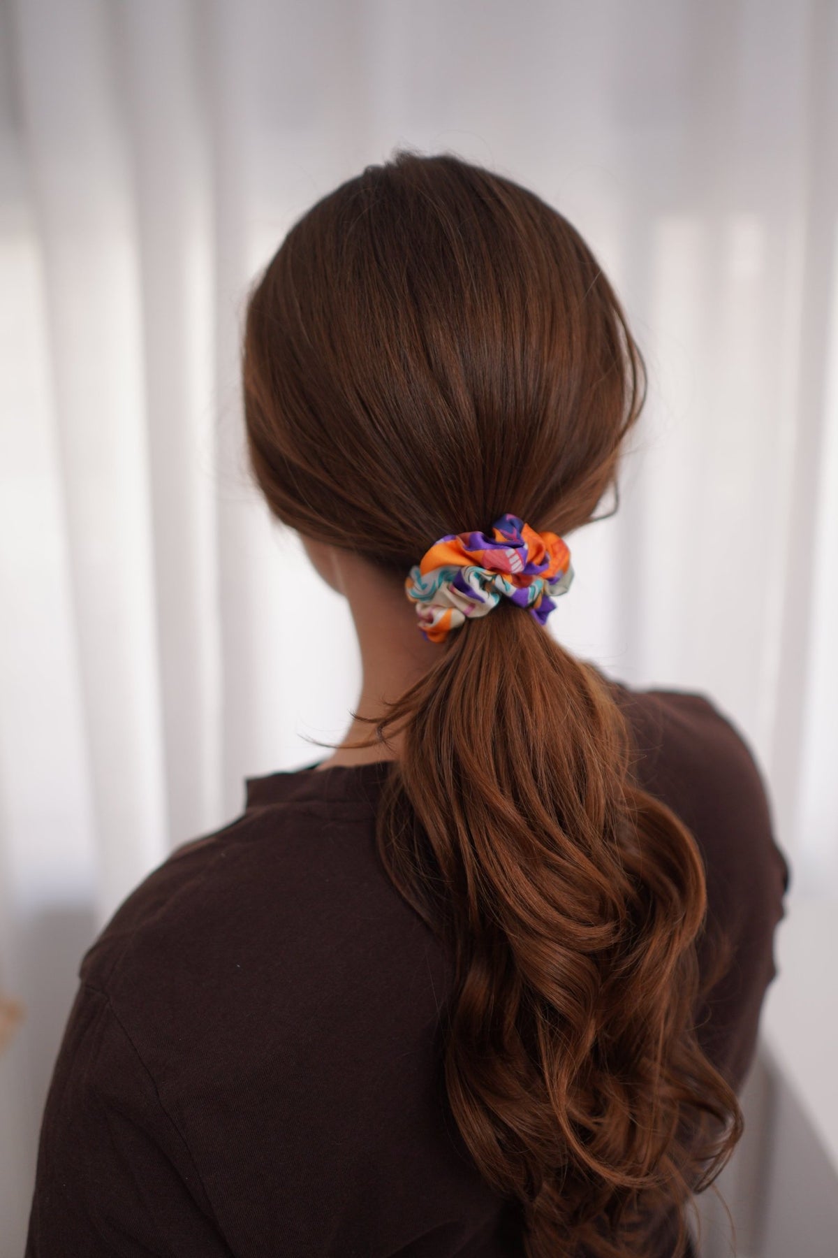 Carnival Satin Scrunchie