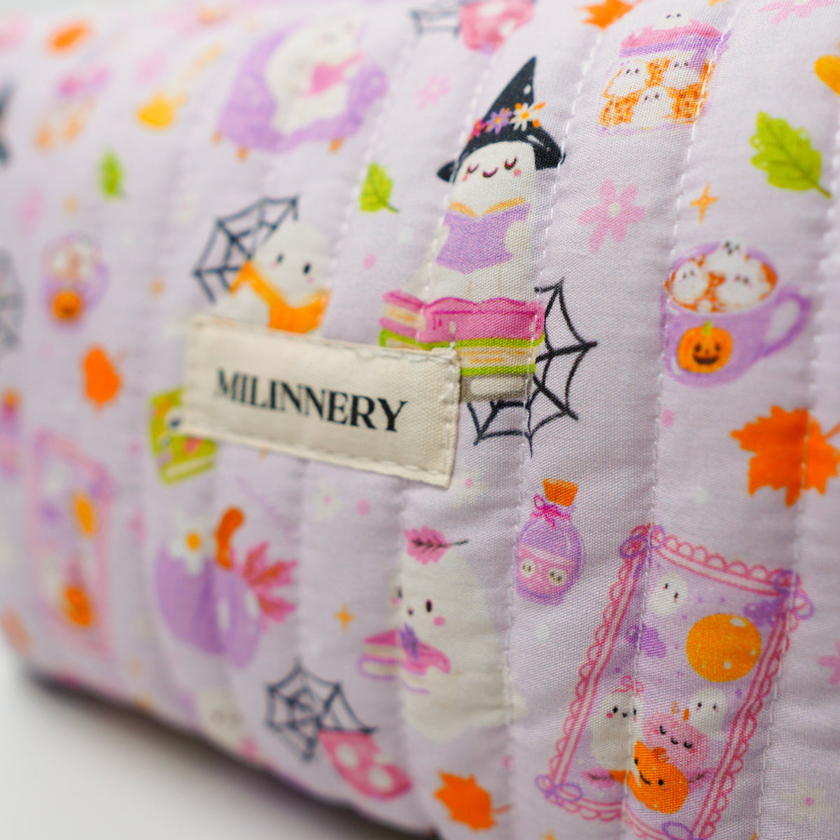 Ghosty Quilted Makeup Bag
