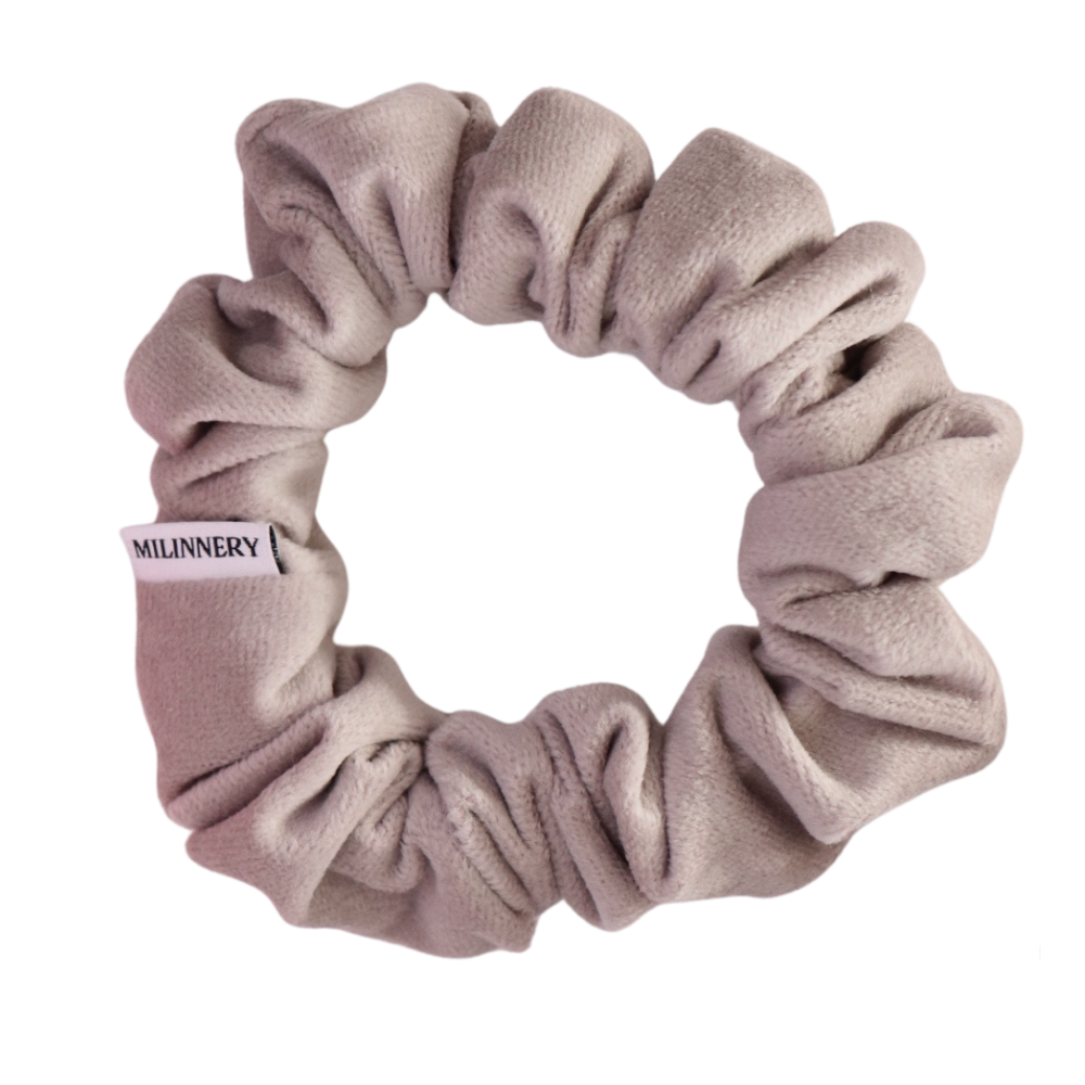 Golden Sand Velvet Scrunchie