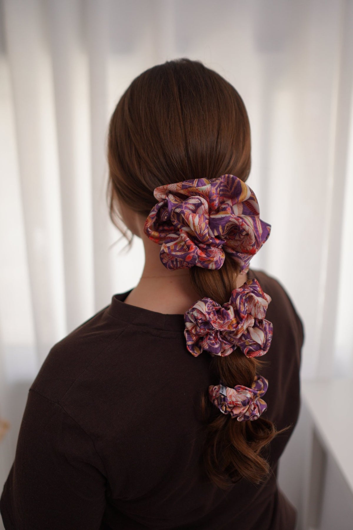 Plummy Satin Scrunchie