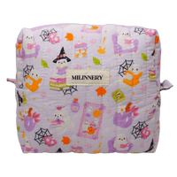 Ghosty Quilted Makeup Bag