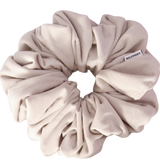 Ivory Cloud Velvet Scrunchie