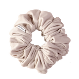 Ivory Cloud Velvet Scrunchie
