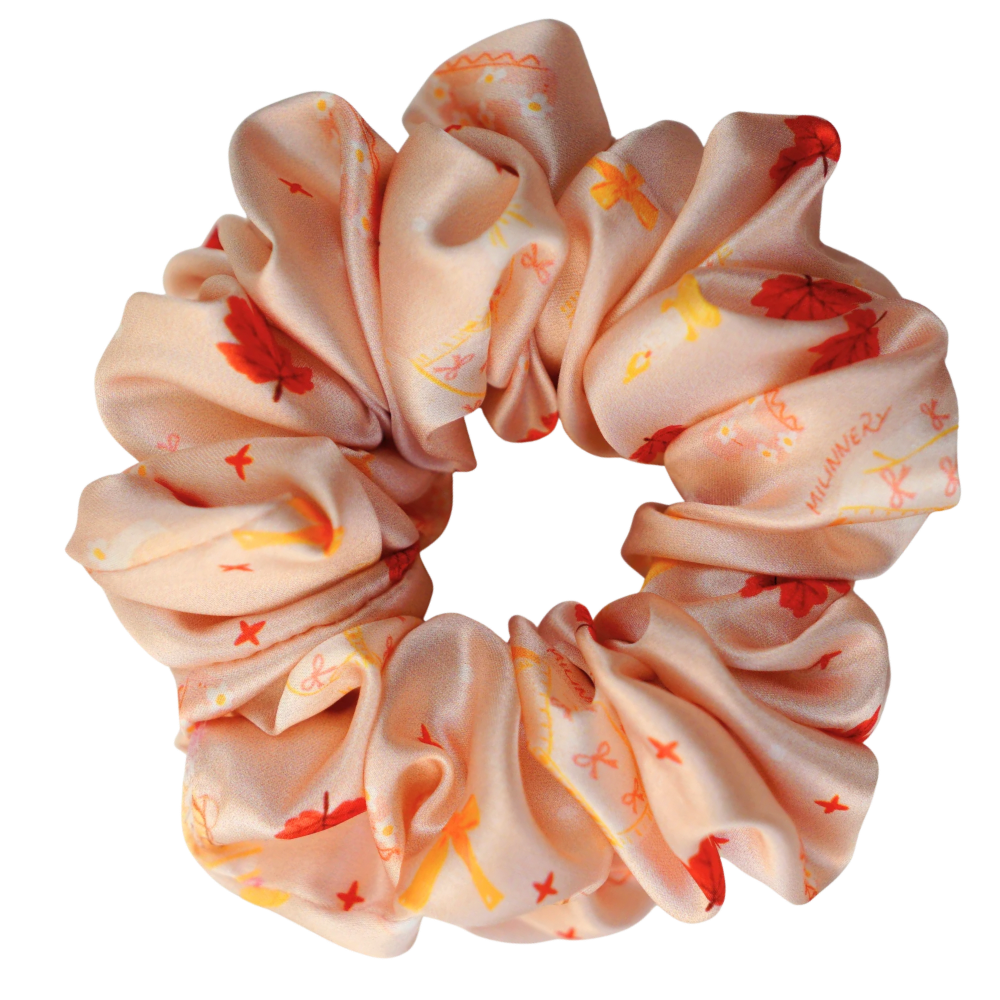 Maple Hour Satin Scrunchie
