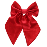 Cupid Charm Small Long Tail Hair Bow Clip