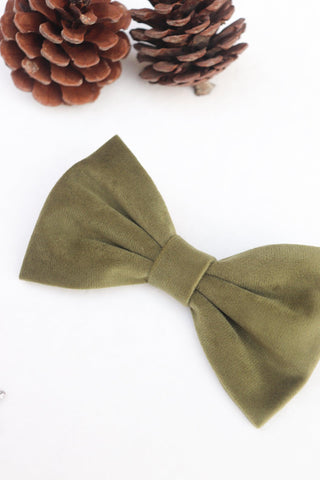 Leaf Hair Bow Clip - Milinnery