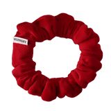 Scarlet Flame Velvet Scrunchie