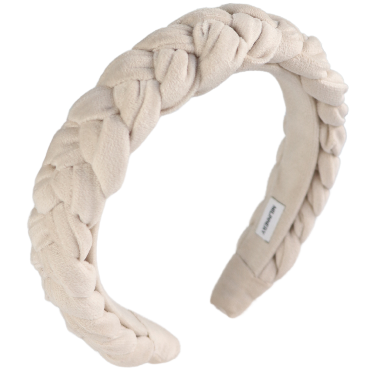 Almond Braided Velvet Headband