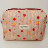 Autumn Leaves Quilted Makeup Bag