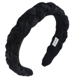 Bandeau en velours tressé ombré