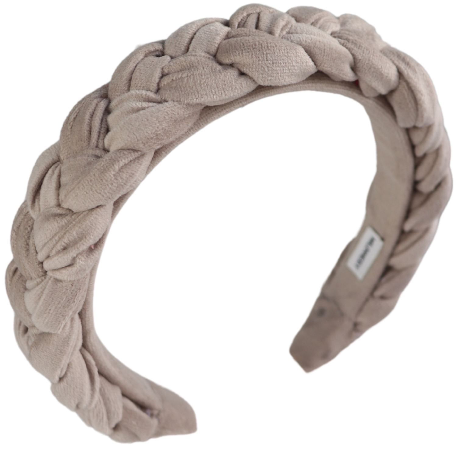 Vanilla Braided Velvet Headband