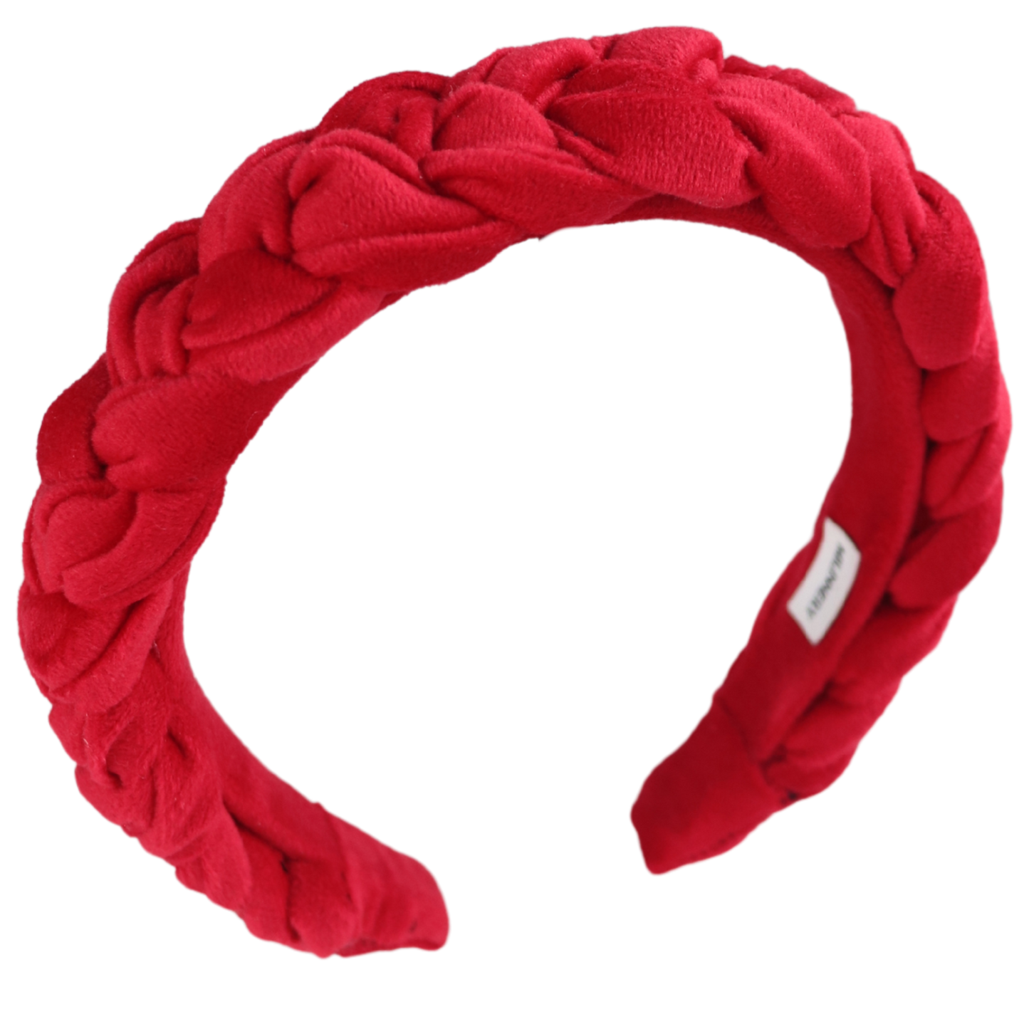 Carmine Braided Velvet Headband