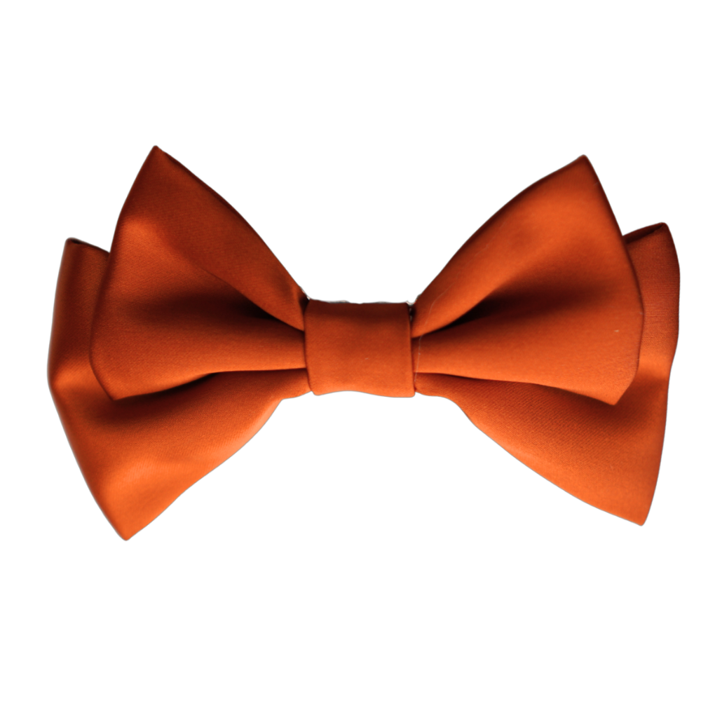 Old Brick Small Hair Bow Clip