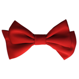 Pomegranate Small Hair Bow Clip