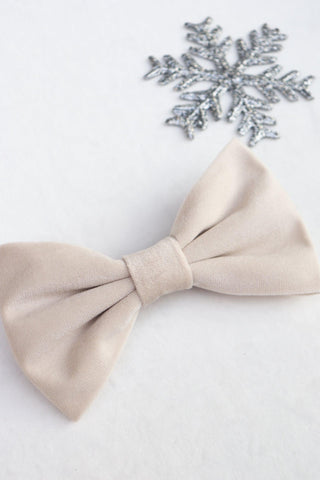 Almond Hair Bow Clip - Milinnery