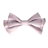 Silver Gray Small Hair Bow Clip