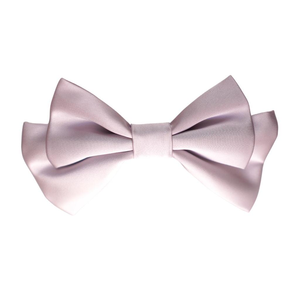Silver Gray Small Hair Bow Clip