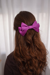Purple Haze Small Hair Bow Clip