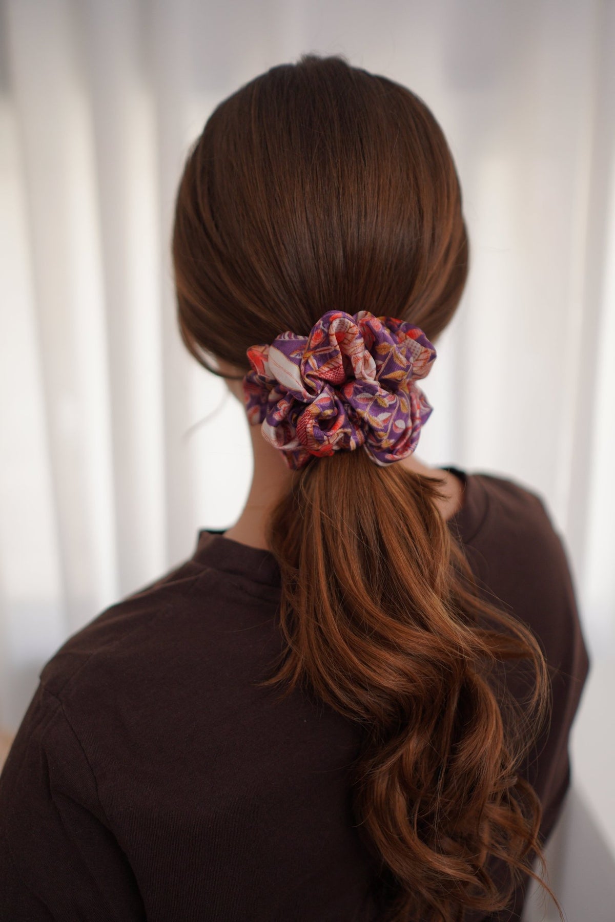 Plummy Satin Scrunchie