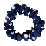 Polka Moon Satin Scrunchie