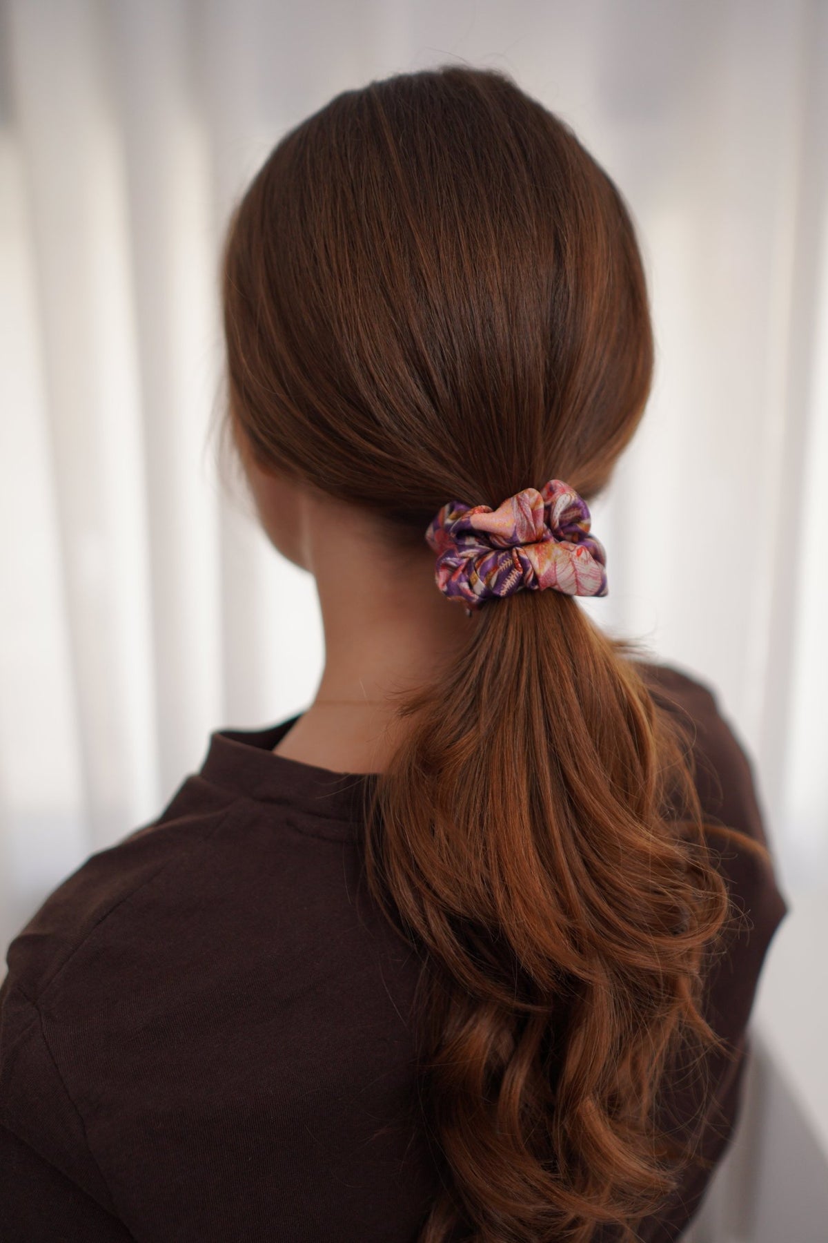 Plummy Satin Scrunchie