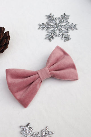 Blushy Hair Bow Clip - Milinnery