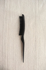 Black Teasing Professional Boar Bristle Brush - Milinnery