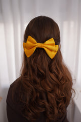 Honeycomb Small Hair Bow Clip