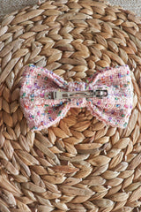 Candy Tweed Hair Bow Clip - Standard - Milinnery