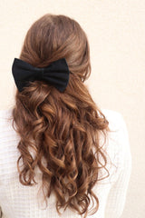 Shadow Hair Bow Clip - Milinnery