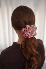 Blush Paint Satin Scrunchie
