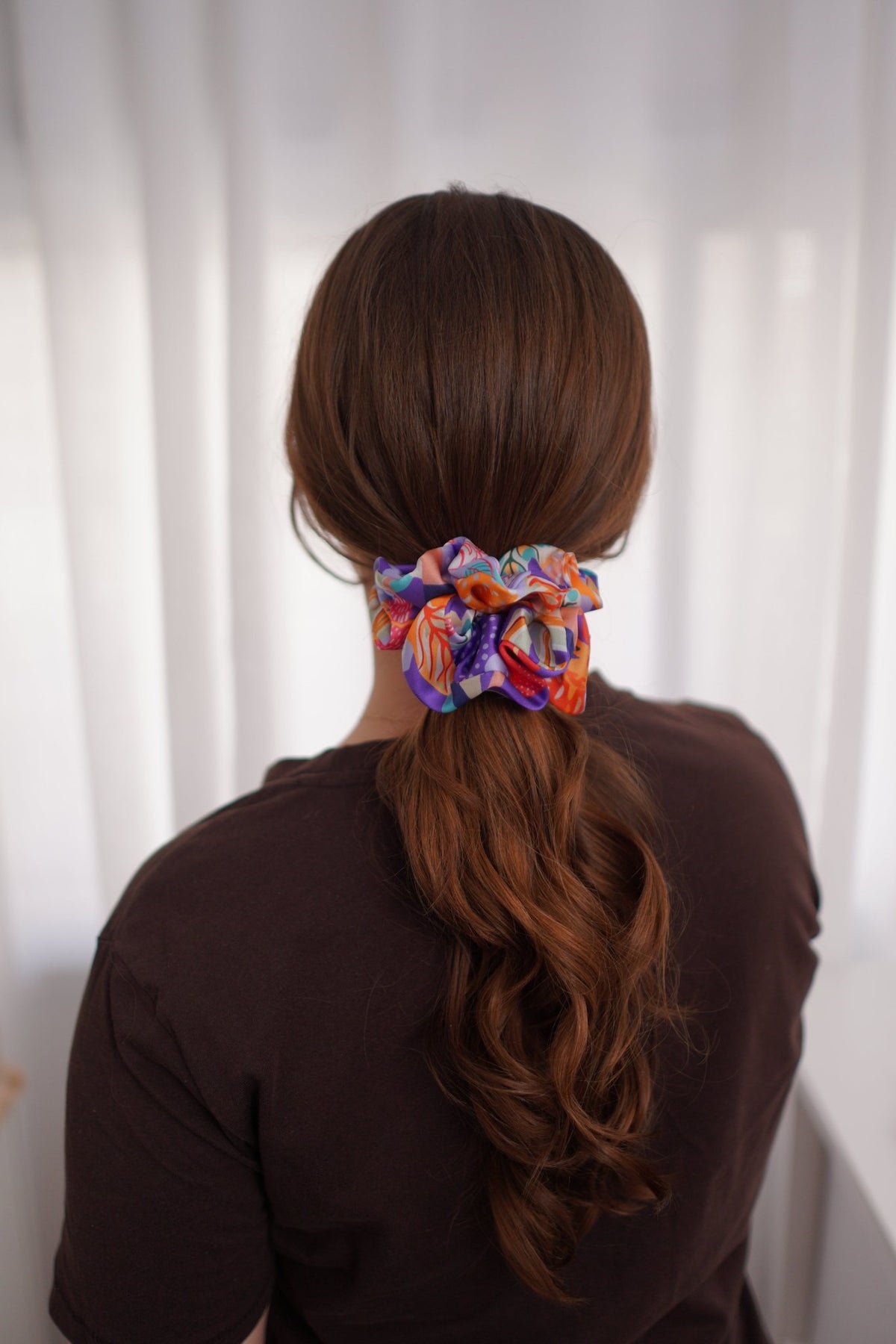 Carnival Satin Scrunchie