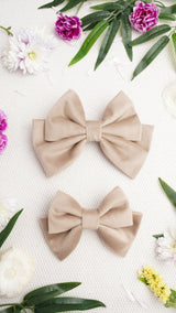 Clouden Small Hair Bow Clip