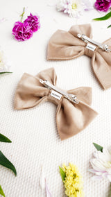 Clouden Small Hair Bow Clip