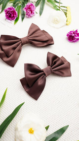 Vireya Small Hair Bow Clip