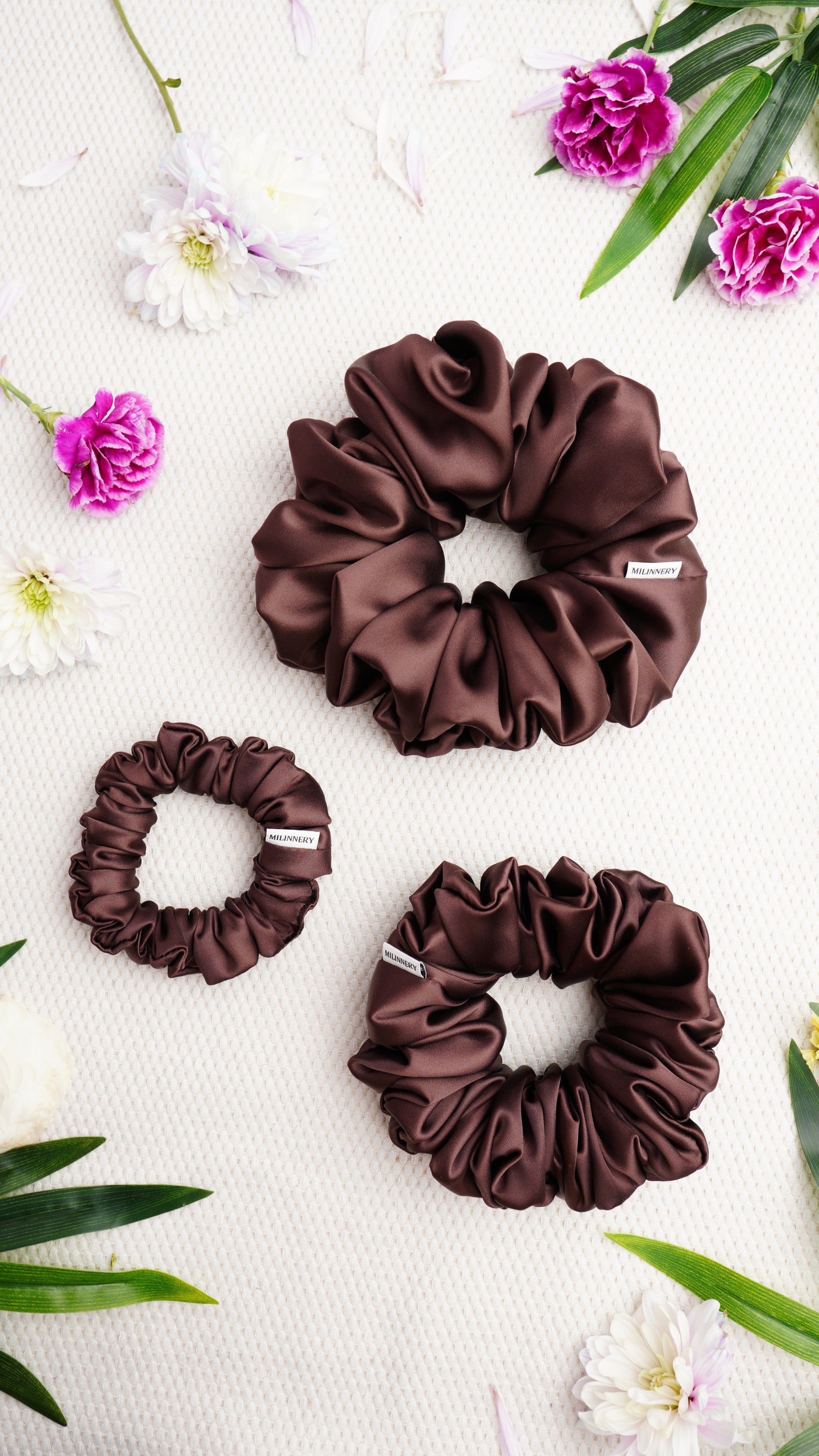 Vireya Satin Scrunchie