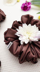 Vireya Satin Scrunchie