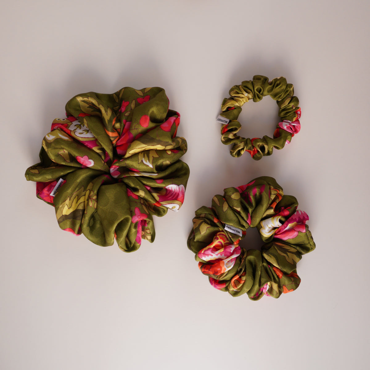 Garden Hour Satin Scrunchie