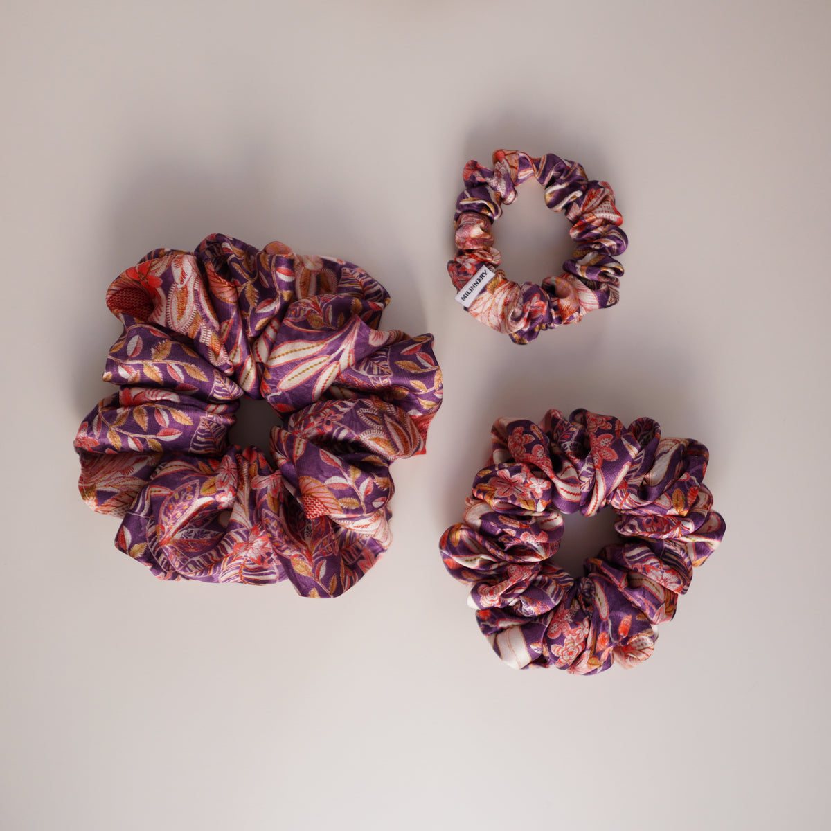 Plummy Satin Scrunchie