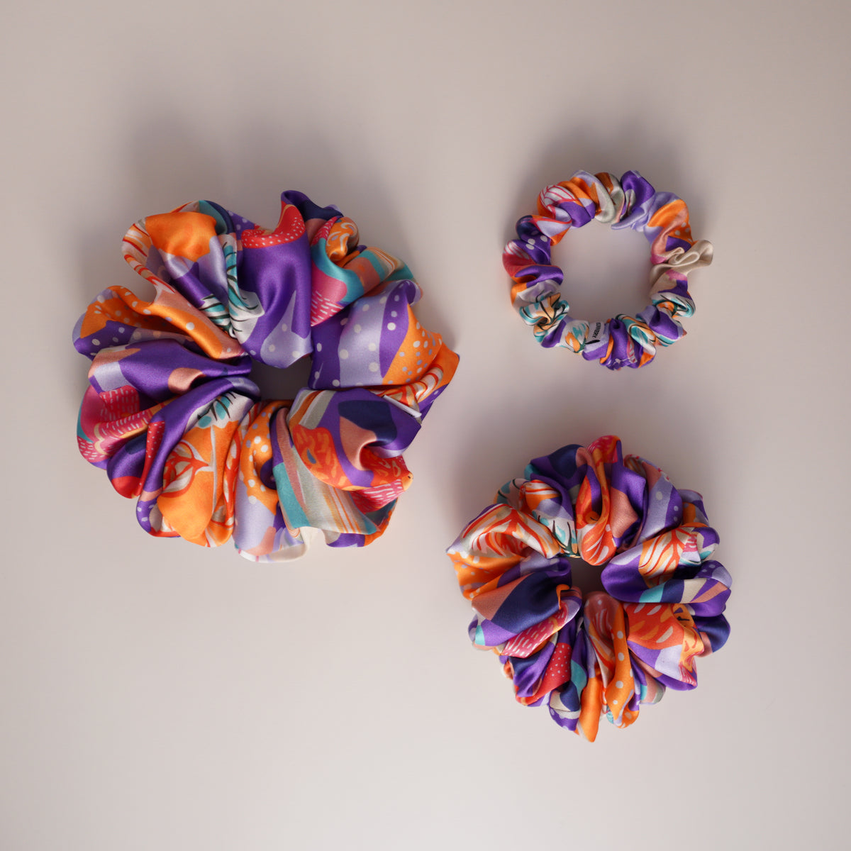 Carnival Satin Scrunchie