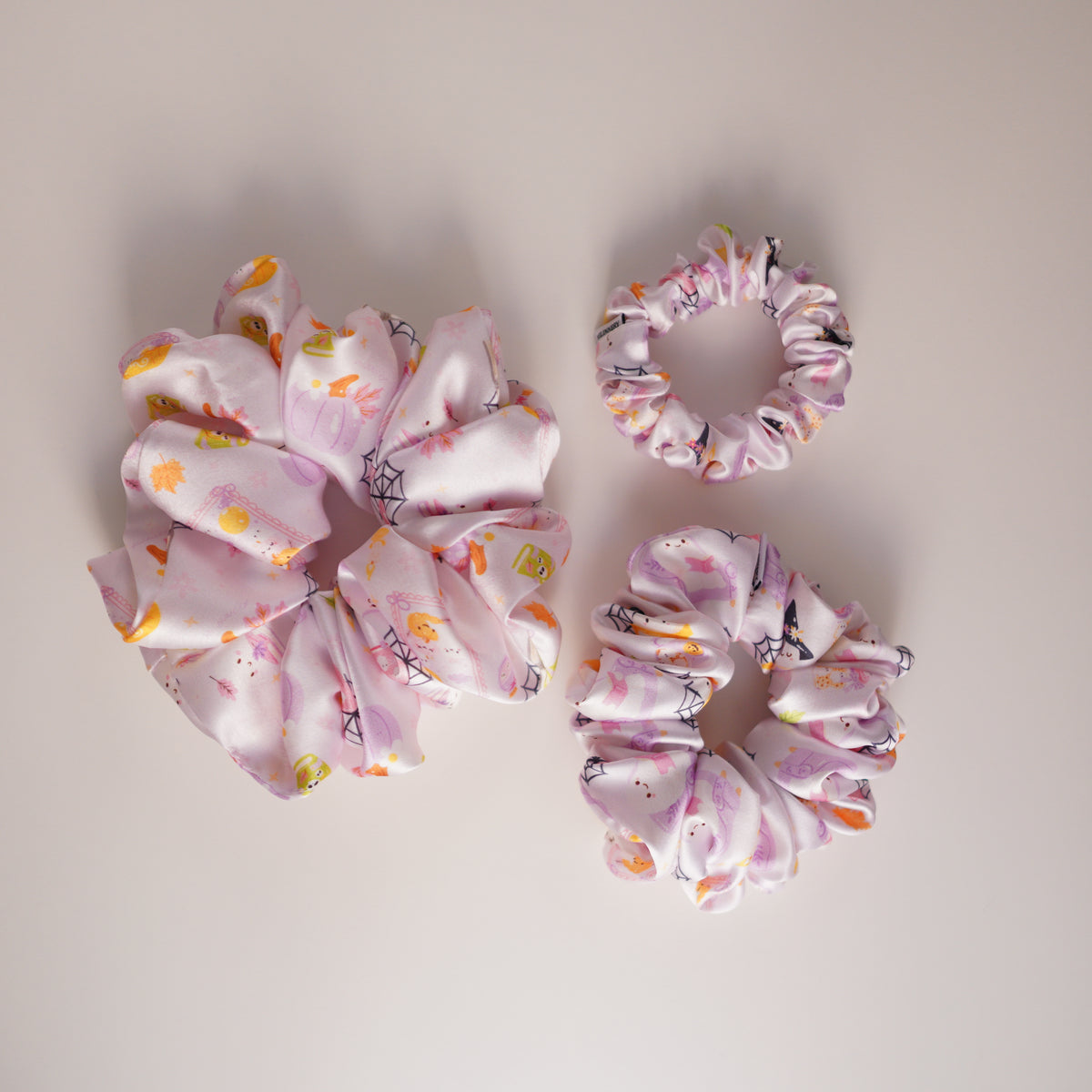 Ghosty Satin Scrunchie