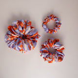 Poppy Fields Satin Scrunchie
